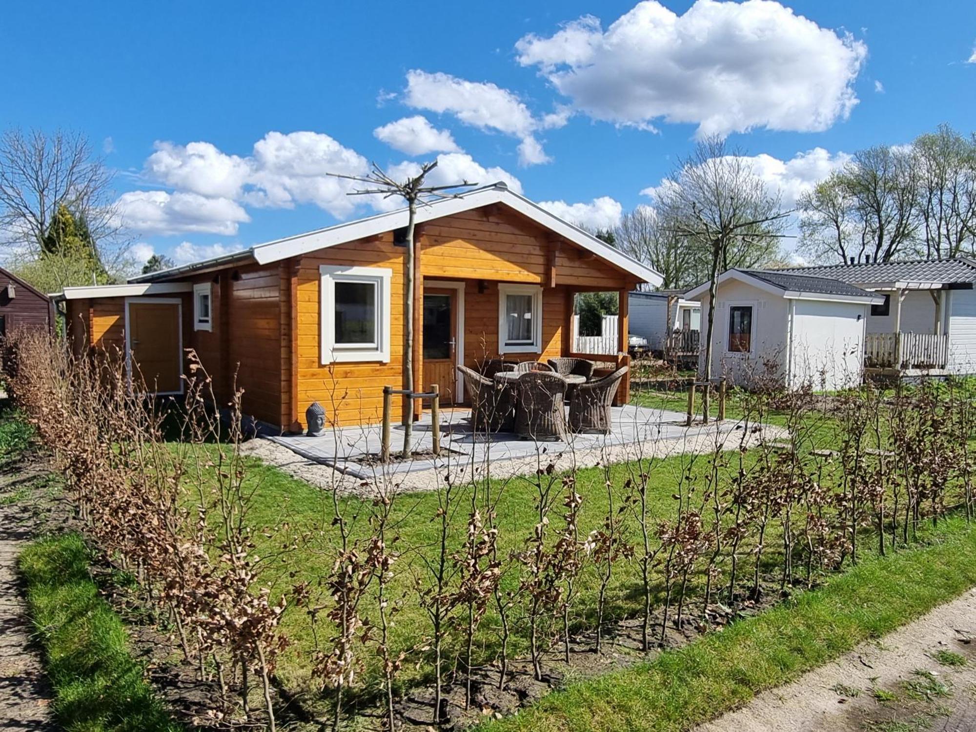 Nieuw - Luxe Blokhut Chalet In Bosrijke Omgeving Anloo Ngoại thất bức ảnh