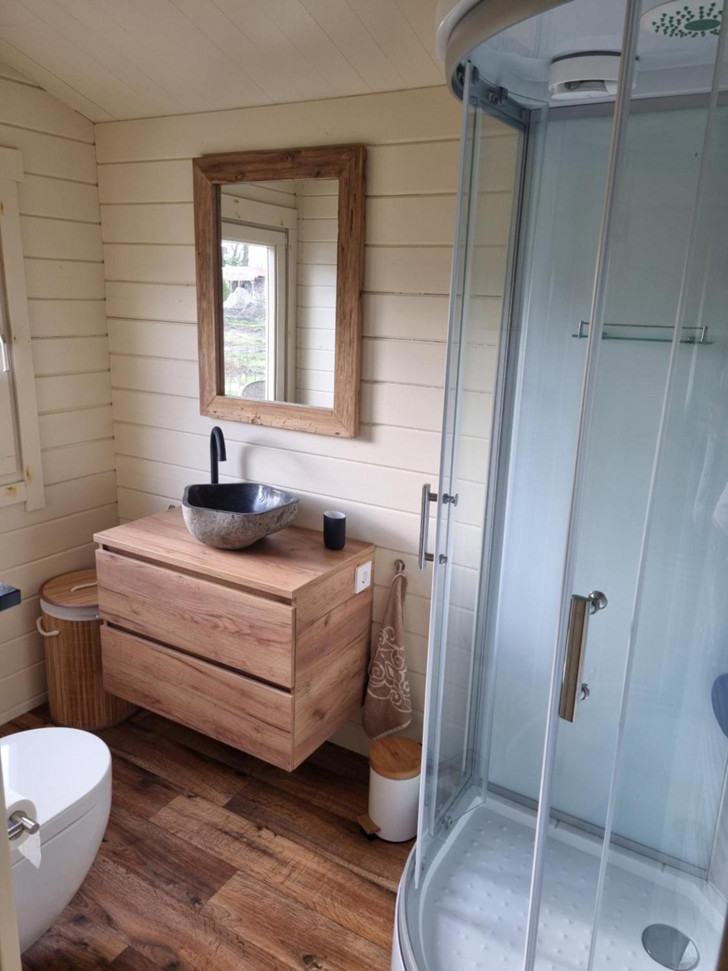 Nieuw - Luxe Blokhut Chalet In Bosrijke Omgeving Anloo Ngoại thất bức ảnh